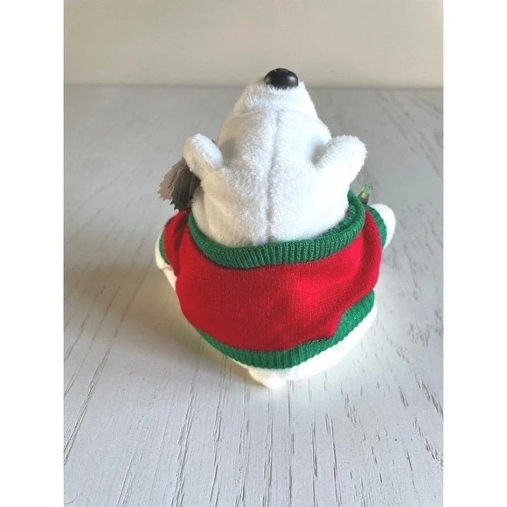 Coca Cola Collectible Bean Bag Plush Set Polar Bear Reindeer Walrus Hippo 4 Pack